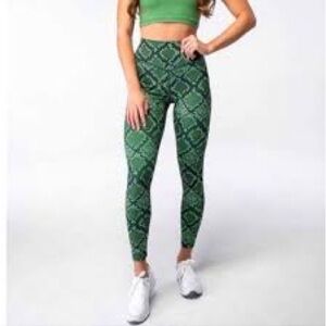 Vitality Balance Athletica Womens Leggings The Ascent Pant Viper Snake Size S